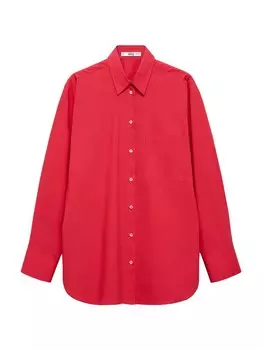Рубашка MANGO Blouse JUANES, красный