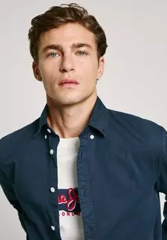 Рубашка MANLEY Pepe Jeans, темно-синий