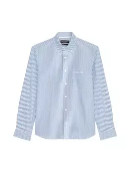 Рубашка Marc O'Polo Hemd regular, цвет multi/cool cobalt