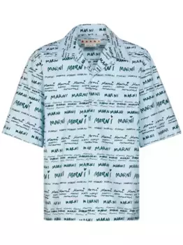 Рубашка Mega Marni, синий