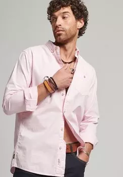 Рубашка MERCHANT Superdry, цвет pink