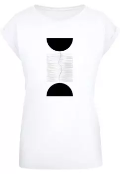 Рубашка Merchcode Abstract Lines, белый