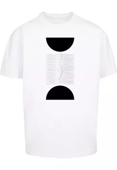 Рубашка Merchcode Abstract Lines, белый