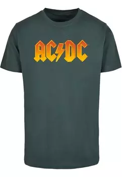 Рубашка Merchcode ACDC - Fire, темно-зеленый