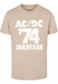 Рубашка Merchcode ACDC - Jailbreak 74, песочный