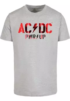 Рубашка Merchcode ACDC - PWRUP, серый