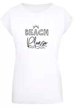 Рубашка Merchcode Beach Please, белый