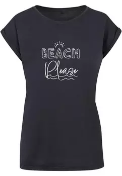 Рубашка Merchcode Beach Please, темно-синий