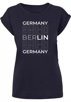 Рубашка Merchcode Berlin X, темно-синий