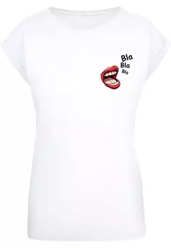 Рубашка Merchcode Bla Bla Bla, белый