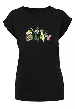 Рубашка Merchcode Cartoon Royals, черный