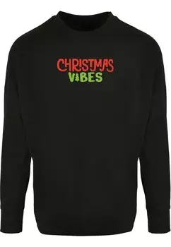 Рубашка Merchcode Christmas Vibes, черный