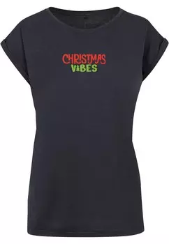 Рубашка Merchcode Christmas Vibes, темно-синий