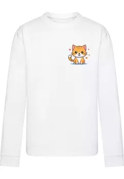 Рубашка Merchcode Cute Cat, белый