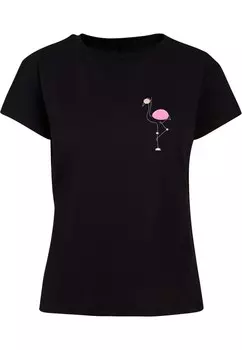 Рубашка Merchcode Flamingo, черный