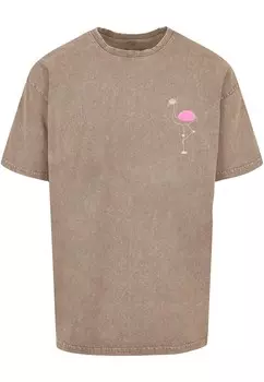 Рубашка Merchcode Flamingo, цвет mottled brown
