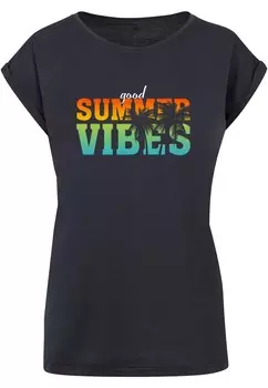 Рубашка Merchcode Good Summer Vibes, темно-синий