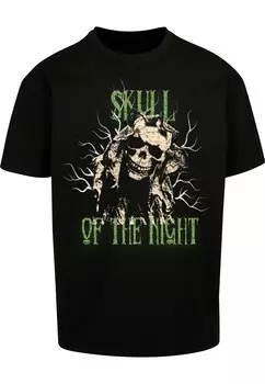 Рубашка Merchcode Halloween - Skull Of The Night V2, черный