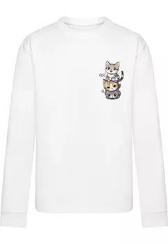 Рубашка Merchcode Hi Cats, белый