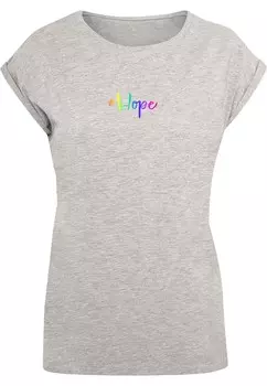 Рубашка Merchcode Hope Rainbow, пестрый серый
