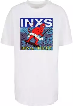 Рубашка Merchcode INXS - Devil Inside, белый