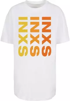 Рубашка Merchcode INXS - Remix Art, белый
