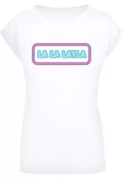 Рубашка Merchcode LA LA LAYLA, белый