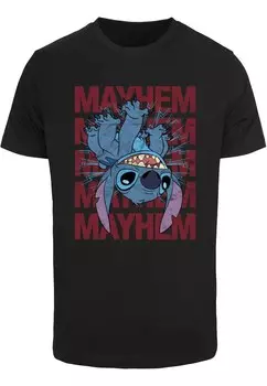 Рубашка Merchcode Lilo & Stitch Mayhem, черный