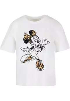 Рубашка Merchcode Minnie Mouse Leo, белый