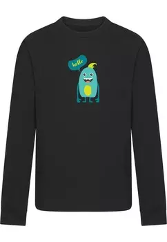 Рубашка Merchcode Monster Hello, черный