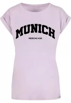 Рубашка Merchcode Munich, лаванда