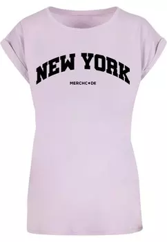 Рубашка Merchcode New York, лаванда
