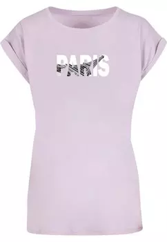 Рубашка Merchcode Paris Eiffel Tower, лаванда