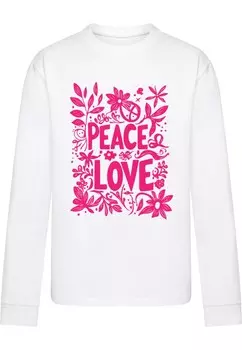 Рубашка Merchcode Peace and Love, белый