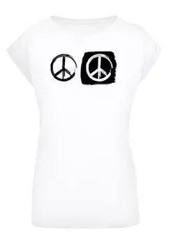 Рубашка Merchcode Peace - Double Peace, белый