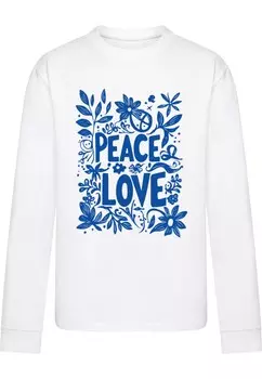 Рубашка Merchcode Peace Love, белый