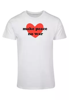 Рубашка Merchcode Peace - Red Heart, белый