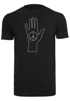 Рубашка Merchcode Peace - Scribble Hand, черный