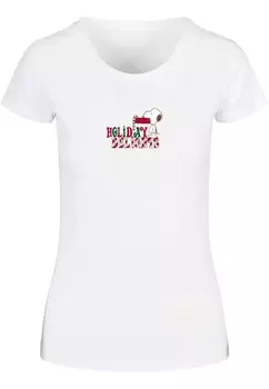 Рубашка Merchcode Peanuts Holiday Delight, белый