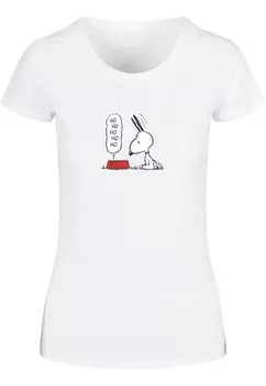 Рубашка Merchcode Peanuts Hungry Snoopy, белый