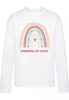 Рубашка Merchcode Rainbow of Love, белый