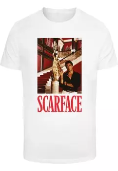 Рубашка Merchcode Scarface Fountain, белый