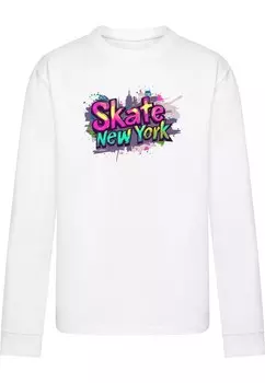 Рубашка Merchcode Skate New York, белый
