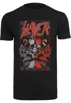 Рубашка Merchcode Slayer - Propaganda, черный