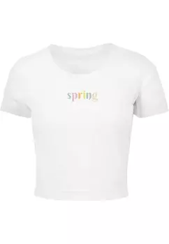 Рубашка Merchcode Spring - Spring, от белого