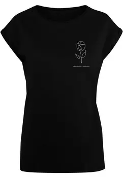 Рубашка Merchcode Spring - Tulip Flower, черный