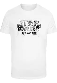 Рубашка Merchcode Star Wars Anime, белый
