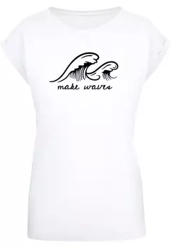 Рубашка Merchcode Summer - Make waves, белый