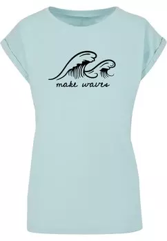 Рубашка Merchcode Summer - Make waves, опал
