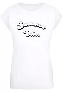 Рубашка Merchcode Summer Vibes, от белого